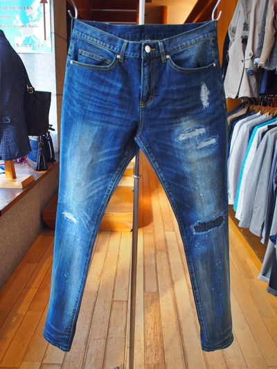 AKM　別注Damage Denimが入荷です！