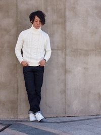 PRODUCT F×MEN'S MELROSEセルビッジデニムパンツ スリムテーパード/MEN'S MELROSE