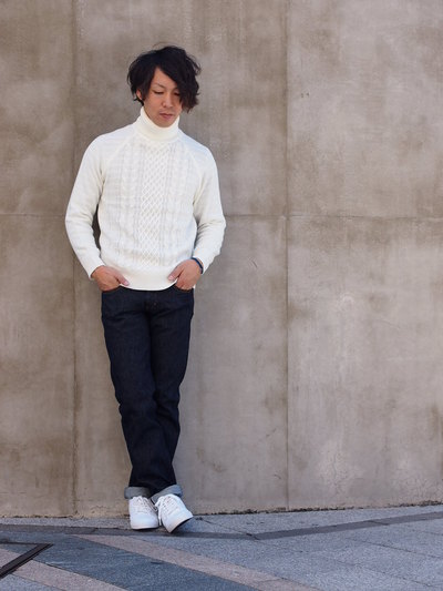 PRODUCT F×MENS MELROSEセルビッジデニムパンツ スリムテーパード/MENS MELROSE
