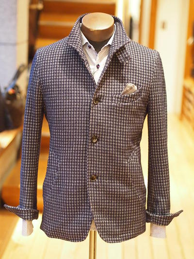 チドリツイードブルゾンジャケット/MEN’S MELROSE