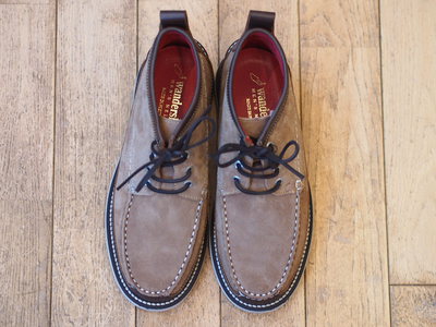 WANDER SHOES×MEN’SMELROSEコンビネーションブーツ