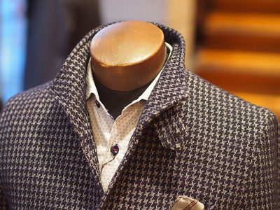 チドリツイードブルゾンジャケット/MEN’S MELROSE