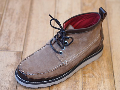 WANDER SHOES×MEN’SMELROSEコンビネーションブーツ
