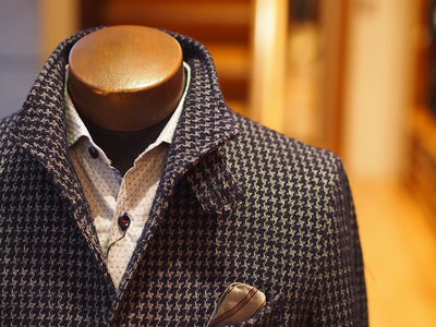 チドリツイードブルゾンジャケット/MEN’S MELROSE