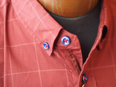 ストレッチウィンドウペンB．D．シャツ/メンズメルローズ(MENS MELROSE)