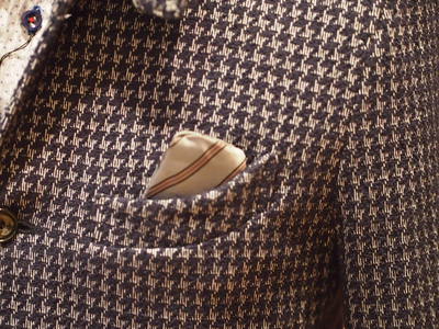 チドリツイードブルゾンジャケット/MEN’S MELROSE