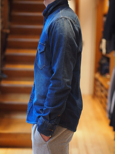 ライトオンスデニムシャツ/MEN’S MELROSE(メンズメルローズ)