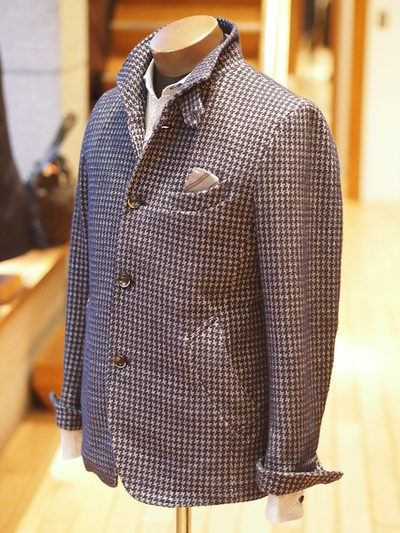 チドリツイードブルゾンジャケット/MEN’S MELROSE
