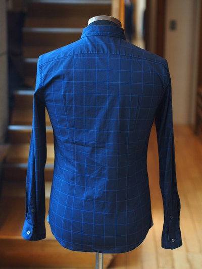 ストレッチウィンドウペンB．D．シャツ/メンズメルローズ(MENS MELROSE)