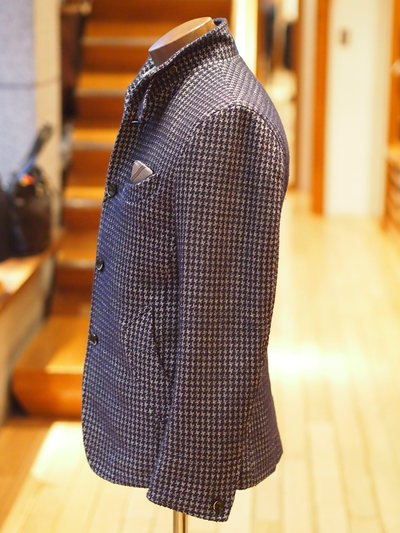 チドリツイードブルゾンジャケット/MEN’S MELROSE