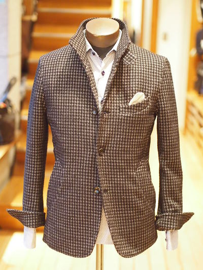 チドリツイードブルゾンジャケット/MEN’S MELROSE