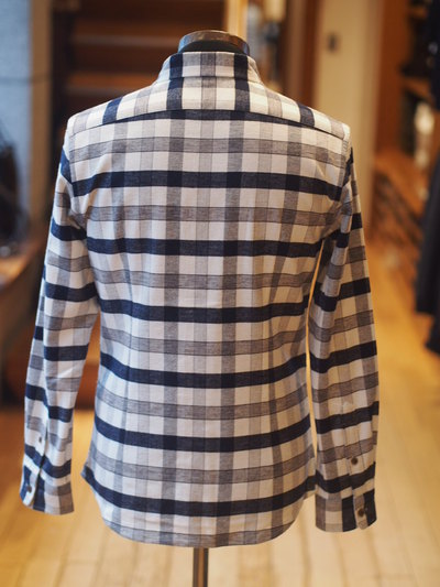 ストレッチネルチェックシャツ/メンズメルローズ（MENS MELROSE）
