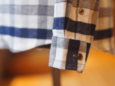 ストレッチネルチェックシャツ/メンズメルローズ（MENS MELROSE）