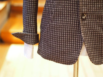 チドリツイードブルゾンジャケット/MEN’S MELROSE