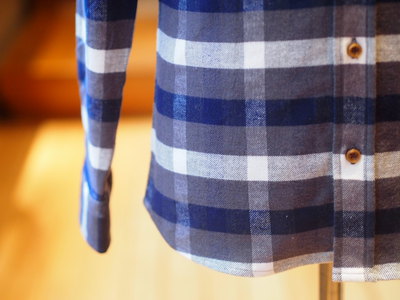 ストレッチネルチェックシャツ/メンズメルローズ（MENS MELROSE）