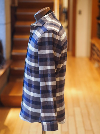 ストレッチネルチェックシャツ/メンズメルローズ（MENS MELROSE）
