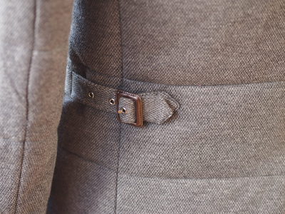 メランジジャカードニットジャケットブルゾン/MEN’S MELROSE(メンズメルローズ)