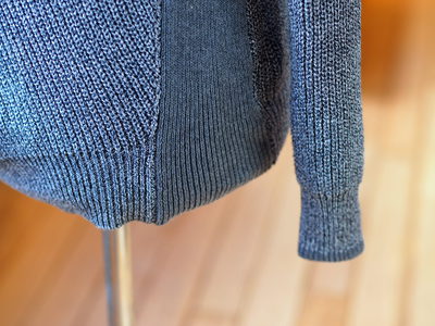 メランジコットン片畦ニット/メンズメルローズ（MENS MELROSE）