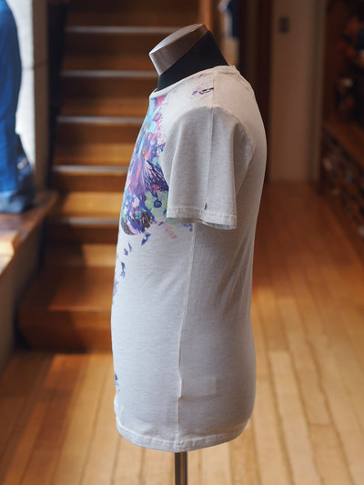フラワープリントＴシャツ/HAMAKI-HO