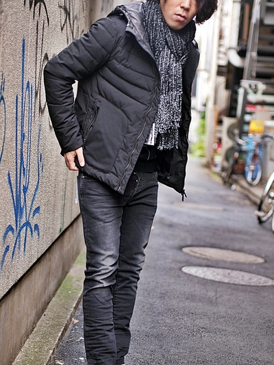 黒服コーデ 冬に着たいオールブラックファッション Men S Melrose メンズメルローズ 浜松店