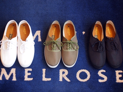 FRANCESCO ×MENSMELROSE別注Q4774Eベースサイドゴアスニーカー
