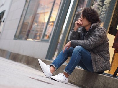 大好評のCABLE KNIT DOWN JACKET再入荷！各サイズ揃いました！！