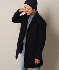 尾州ストライプメルトンチェスターコート/メンズメルローズ(MEN’S MELROSE)