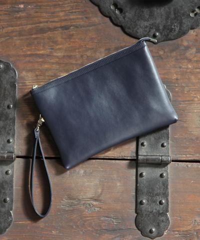 クリスマスギフトにも最適!レザー2WAYクラッチ/MENS MELROSE(メンズメルローズ)