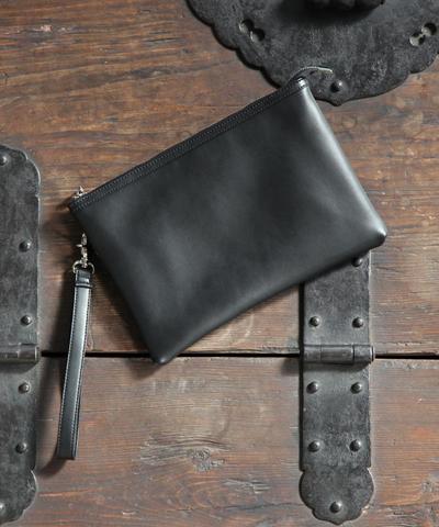 クリスマスギフトにも最適!レザー2WAYクラッチ/MENS MELROSE(メンズメルローズ)