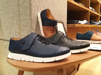【期間限定展開】和テイストなドレススニーカーSOJI　OBI [VELCRO TYPE]