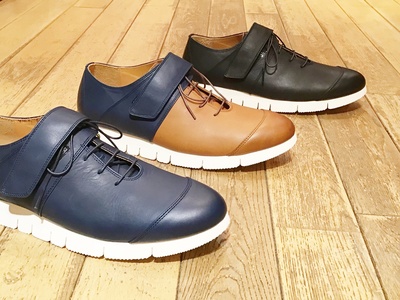 【期間限定展開】和テイストなドレススニーカーSOJI　OBI [VELCRO TYPE]
