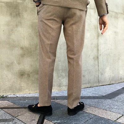できる大人のビジネスカジュアルスタイルに!リランチェブッチャーコンフォートスーツ