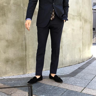 できる大人のビジネスカジュアルスタイルに!リランチェブッチャーコンフォートスーツ