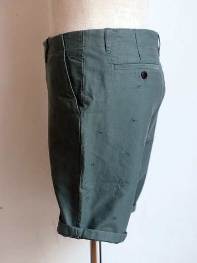 BBG特別企画　CUISSE DE GRENOUILLE(キュイス ドゥ グルヌイユ) ヤシの木刺繍ショーツ