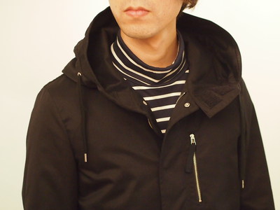 T/Cツイル ショートモッズコート[ライナー着脱可能]/メンズメルローズ（MENS MELROSE）