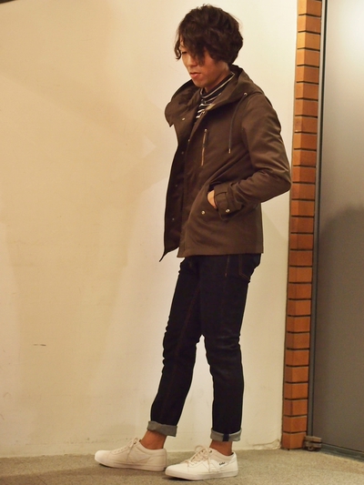 T/Cツイル ショートモッズコート[ライナー着脱可能]/メンズメルローズ（MENS MELROSE）