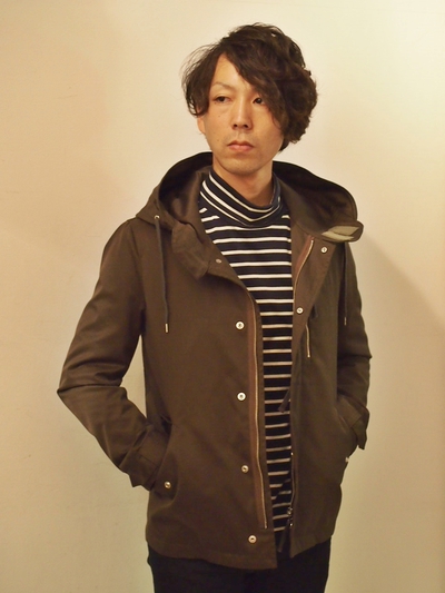 T/Cツイル ショートモッズコート[ライナー着脱可能]/メンズメルローズ（MENS MELROSE）