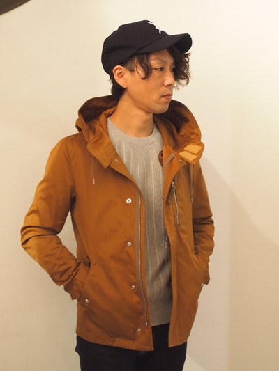 T/Cツイル ショートモッズコート[ライナー着脱可能]/メンズメルローズ（MENS MELROSE）