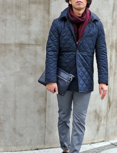 クリスマスギフトにも最適!レザー2WAYクラッチ/MENS MELROSE(メンズメルローズ)