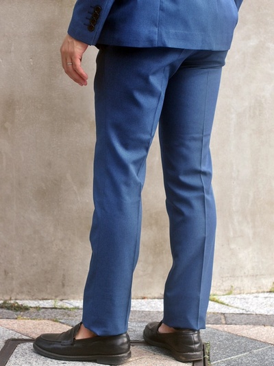 夏のセットアップスーツ。メトロポリスストレッチセットアップジャケット＆パンツ/MEN’S MELROSE