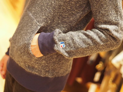 Russell Athletics×MEN’SMELROSE ウールパーカーWool Hooded (パーカー)