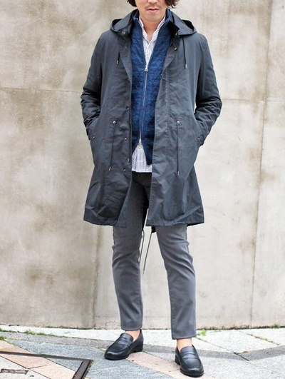 CNポプリンモッズコート[ライナーつき]/MEN’S MELROSE