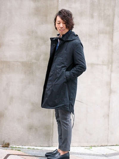 CNポプリンモッズコート[ライナーつき]/MEN’S MELROSE