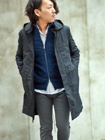 CNポプリンモッズコート[ライナーつき]/MEN’S MELROSE