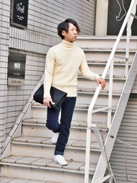 anapau×MEN’S MELROSE タートルネック/メンズメルローズ(MEN’S MELROSE)