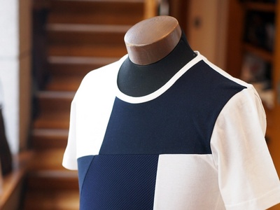 ランダムパッチワークTシャツ/MEN’S MELROSE(メンズメルローズ)