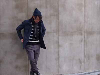 COMFORT DRESS エステルミルドボンディングM65ミリタリーブルゾン/MEN’S MELROSE