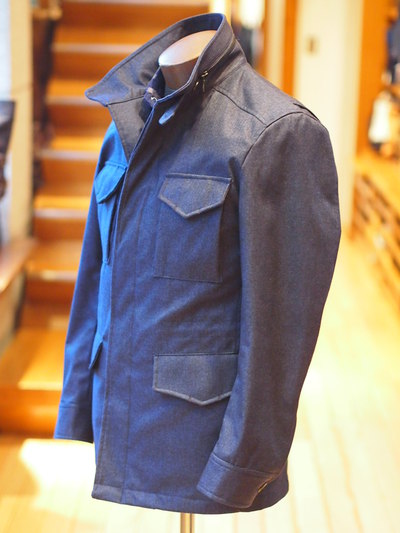 COMFORT DRESS エステルミルドボンディングM65ミリタリーブルゾン/MEN’S MELROSE