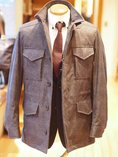 COMFORT DRESS エステルミルドボンディングM65ミリタリーブルゾン/MEN’S MELROSE