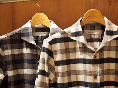 ストレッチネルチェックシャツ/メンズメルローズ（MENS MELROSE）